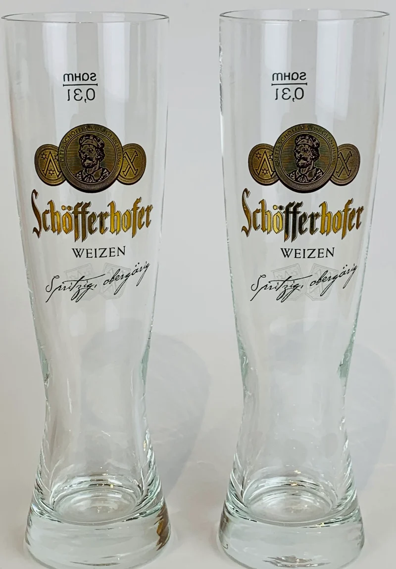 Schöfferhofer Weizen Bier Gläser 0,3l - 2er Set