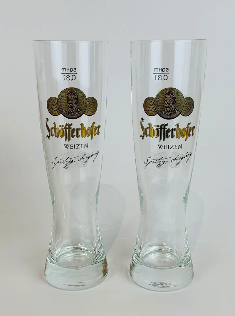 Schöfferhofer Weizen Bier Gläser 0,3l - 2er Set