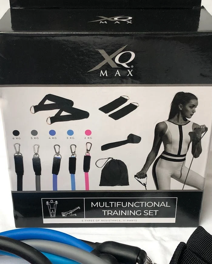 XQ MAX Multifunctional Training Fitness Set ExpanderSet 5 x TPE-Bands