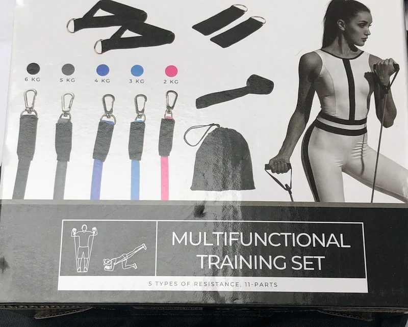 XQ MAX Multifunctional Training Fitness Set ExpanderSet 5 x TPE-Bands