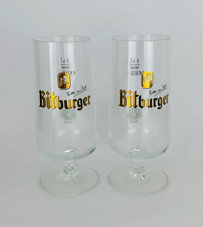 6 x Bitburger Gläser 0,4l