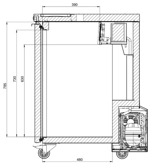Zapfkühlschrank UBC Kegmaster 2