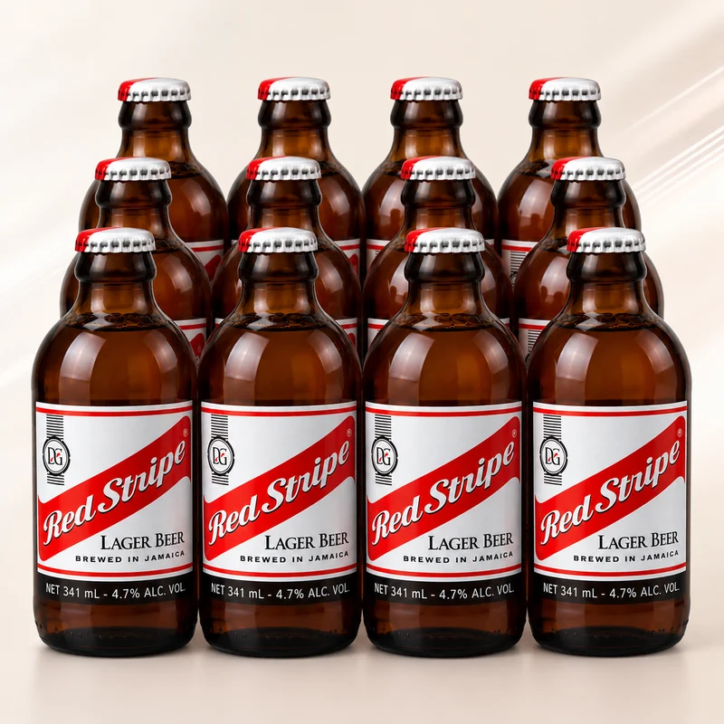 Red Stripe Jamaican Lager Bier – Jamaican Chubby 12 x 341 ml