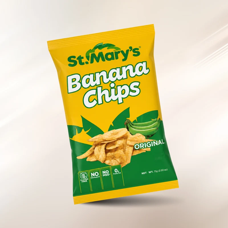 St. Mary's Banana Chips - Snack aus grünen Bananen