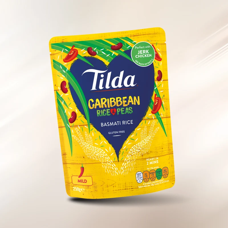 Tilda Rice and Peas für Mikrowelle oder Pfanne