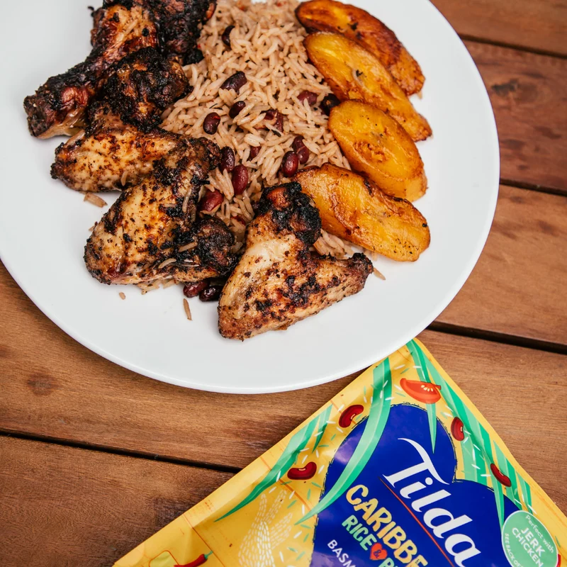 Tilda Rice and Peas für Mikrowelle oder Pfanne