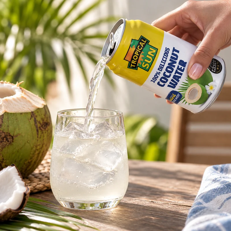 Tropical Sun Kokoswasser - Coconut Water 100% natural