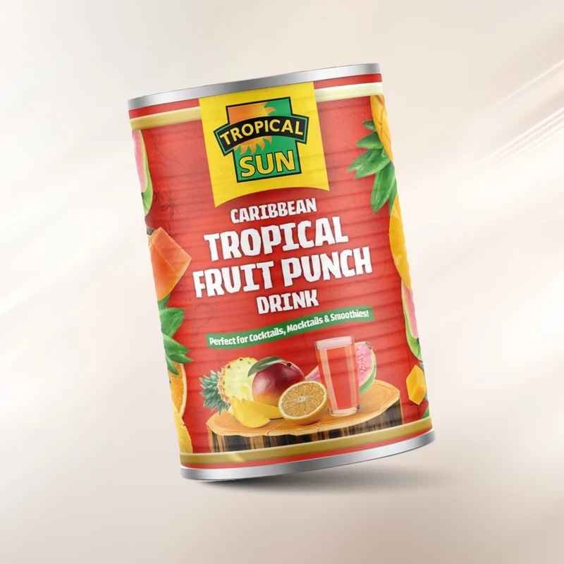 Tropical Sun Caribbean Tropical Fruit Punch Drink 540 ml