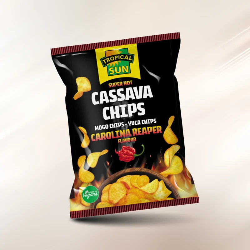 Tropical Sun Cassava Chips - Hot & Spicy