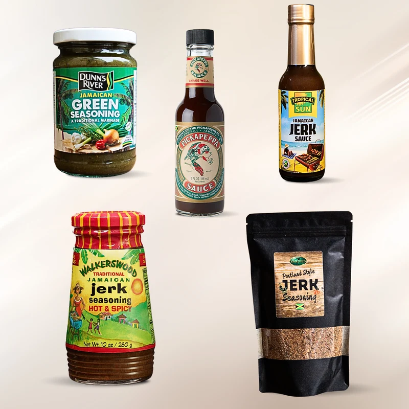Jerk Bestseller Bundle + gratis Green Seasoning