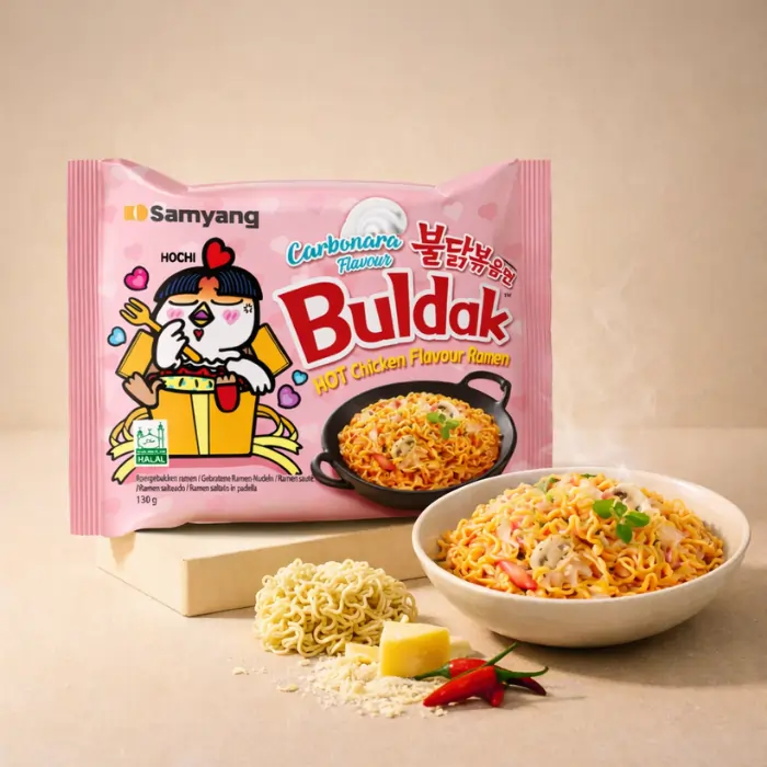 SAMYANG Buldak Carbonara Hot Chicken Ramen 130G