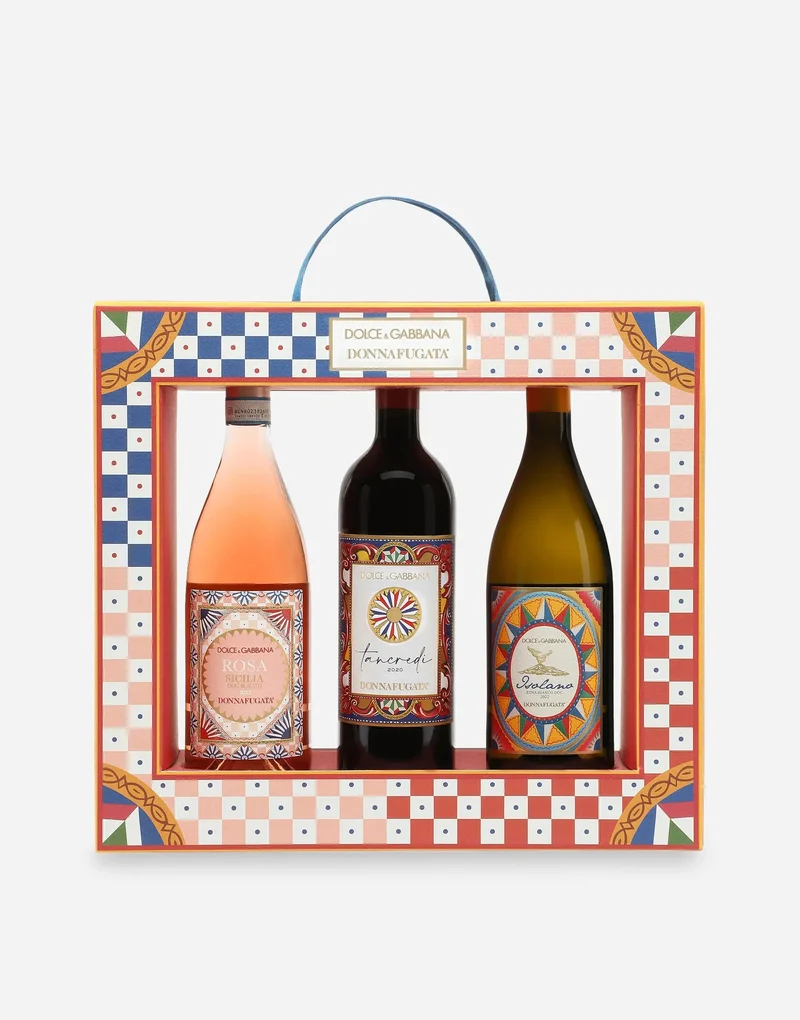 Confezione Regalo Cornice Dolce&Gabbana con Isolano, Tancredi e Rosa, Donnafugata