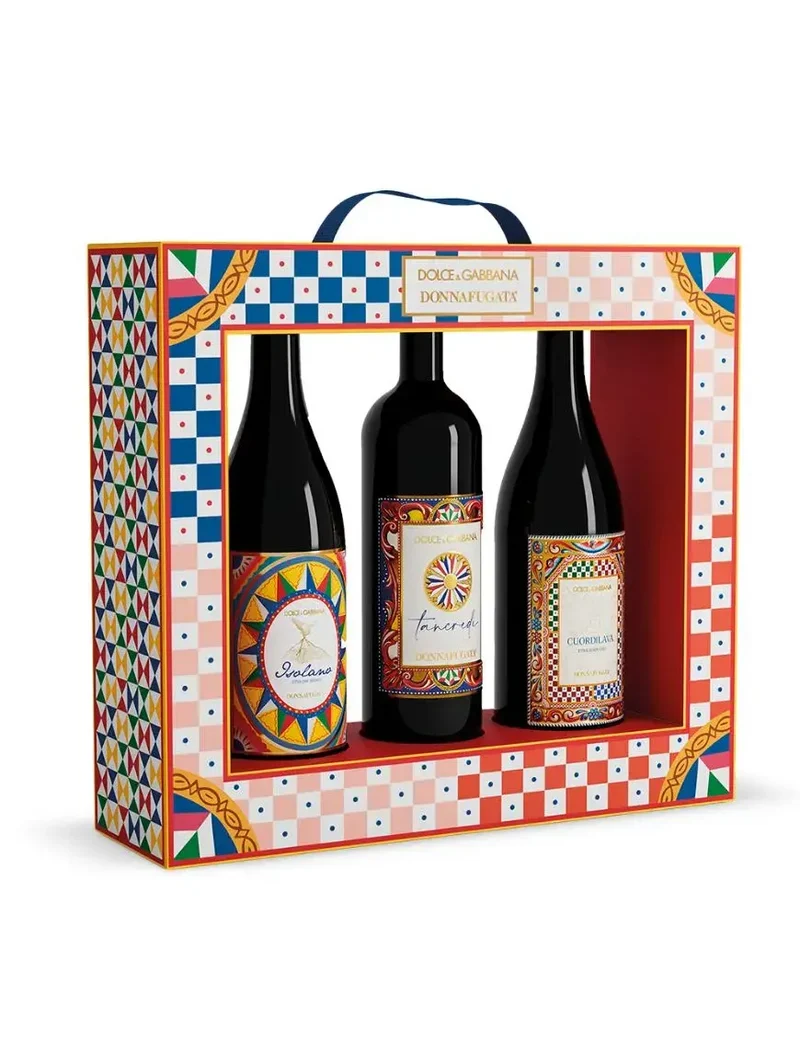 Confezione Regalo Cornice Dolce & Gabbana con Tancredi, Isolano e Cuordilava - Donnafugata