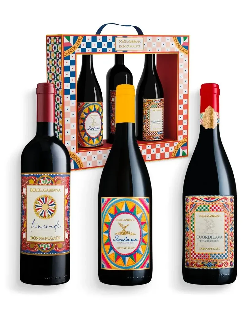 Confezione Regalo Cornice Dolce & Gabbana con Tancredi, Isolano e Cuordilava - Donnafugata