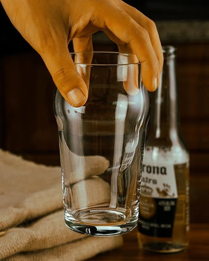 Nonic Imperial Pint Glass with Etched Seal