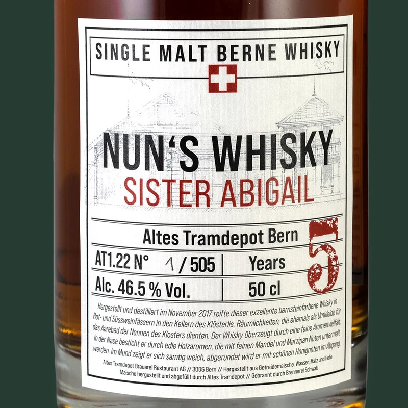 Nun's Whisky - Sister Abigail 5 Jahre (Single Malt)