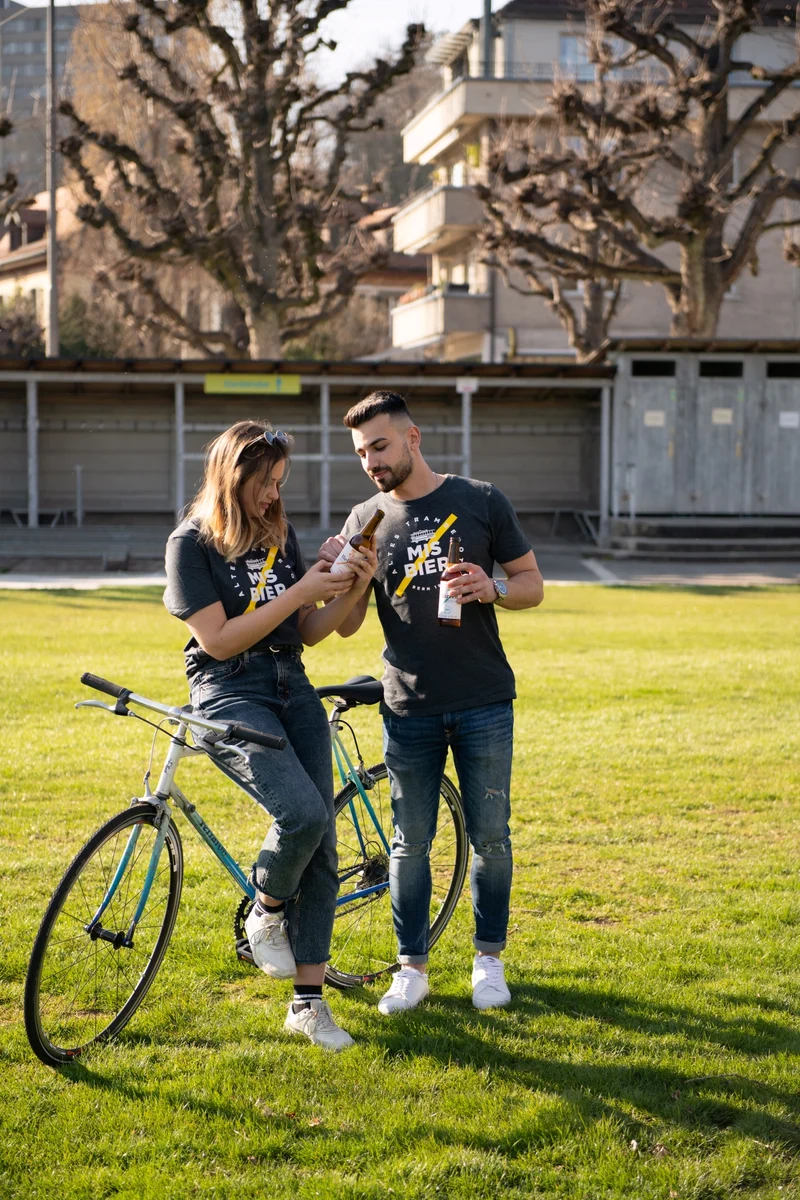 T-Shirt mit "Mis Bier" Logo