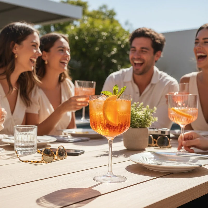 Kunststoffglas Longdrink Kelch Milano Gin | 2-er Set