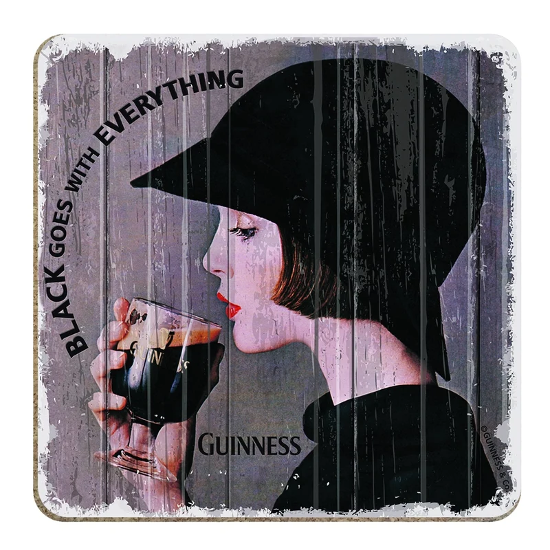 Guinness Nostalgic Coaster – Girl Design