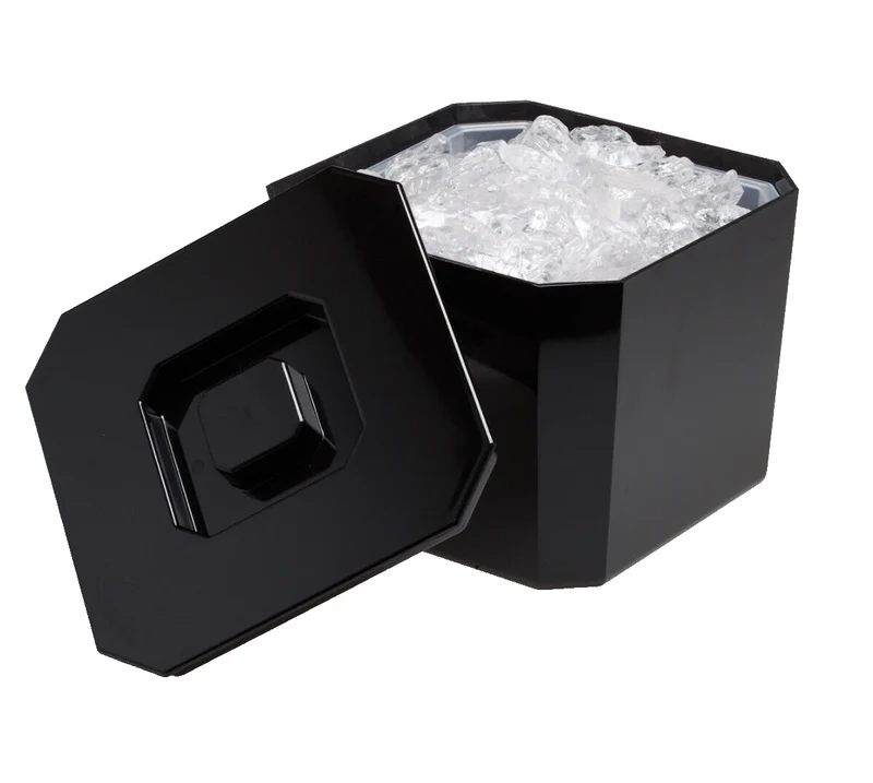 Eiswürfelbehälter 4,0 Liter eckig | schwarz