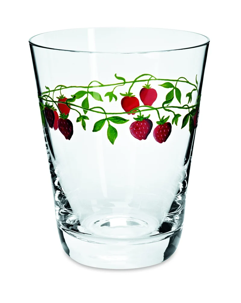 TORINO klar, Malerei 'Erdbeere' - Becher 107 mm