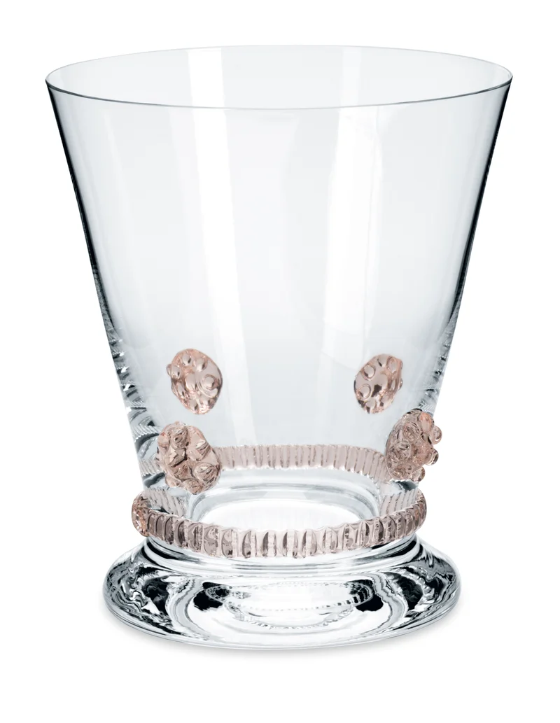 BACCHUS rosé, Rosetten & Radlband - Weinkelch 92 mm