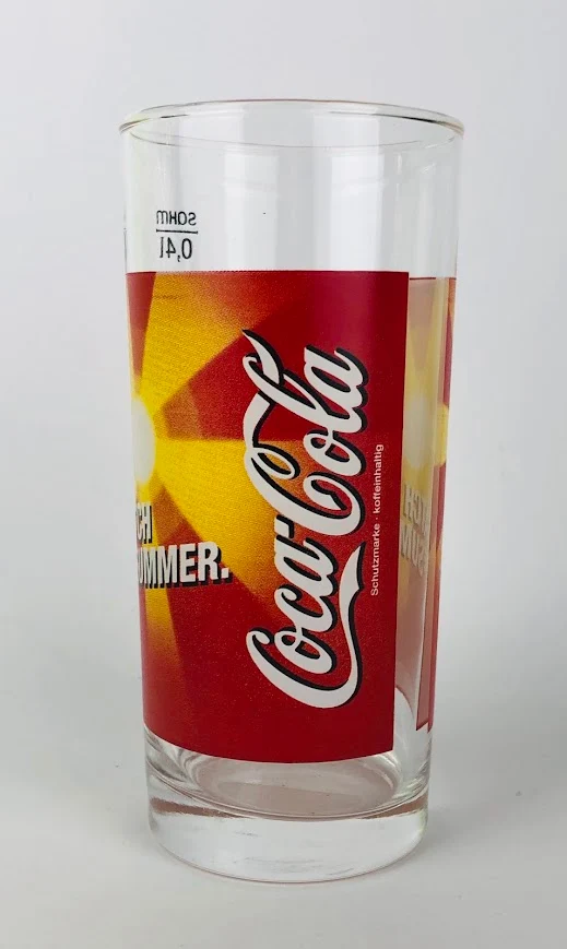 1 x Coca Cola Glas 0,4l "Catch The Summer "