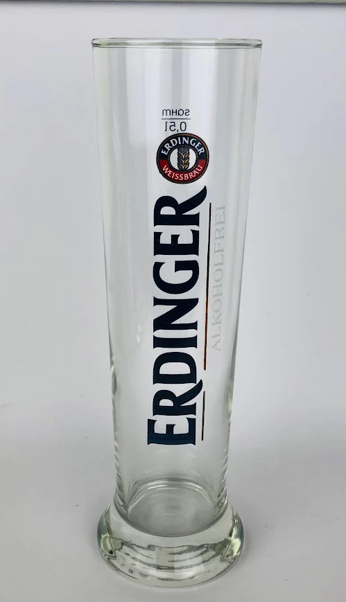 2 x Erdinger Alkoholfrei Weizen Gläser 0,5l