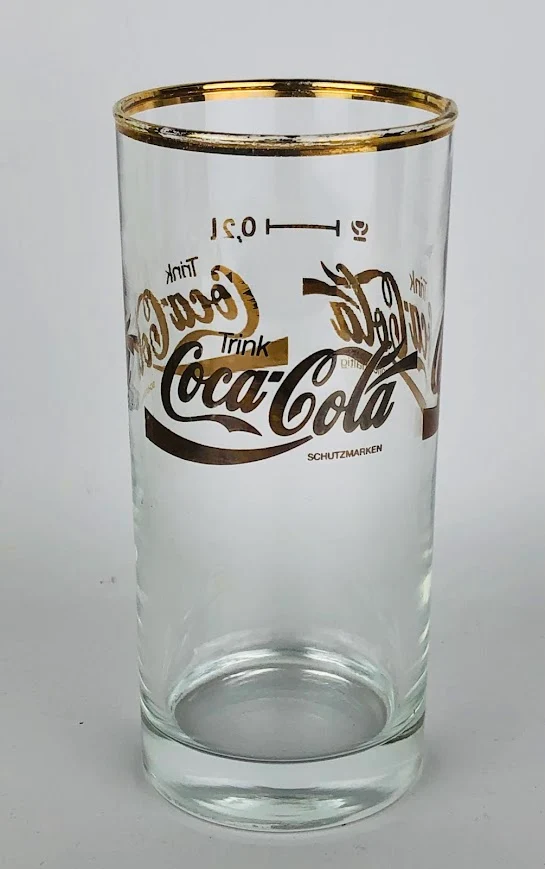 1 x Coca Cola Glas 0,2l