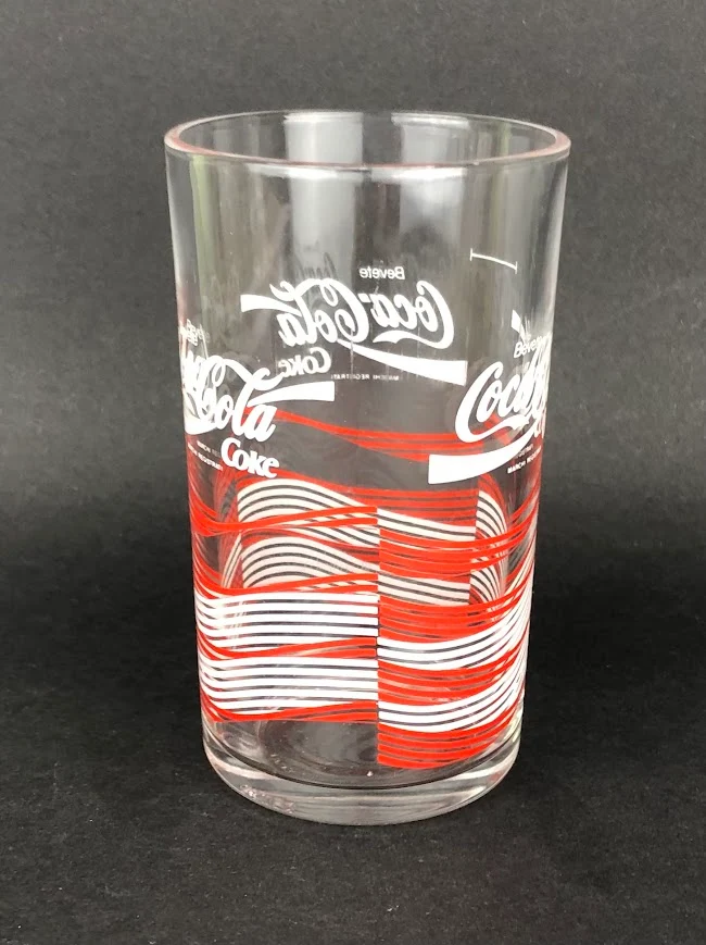 1 x Coca Cola Glas Ca. 0,2l