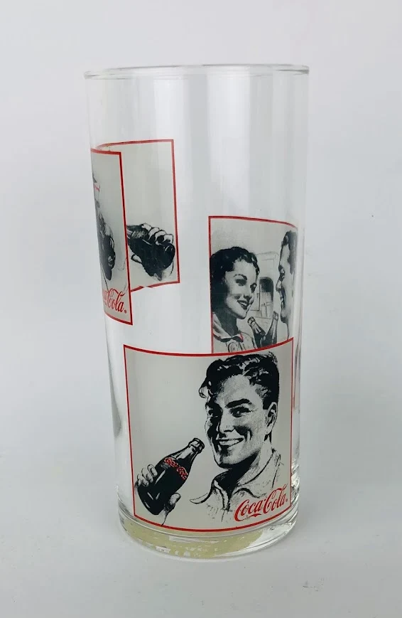 1 x Coca Cola Glas Ca. 0,2l