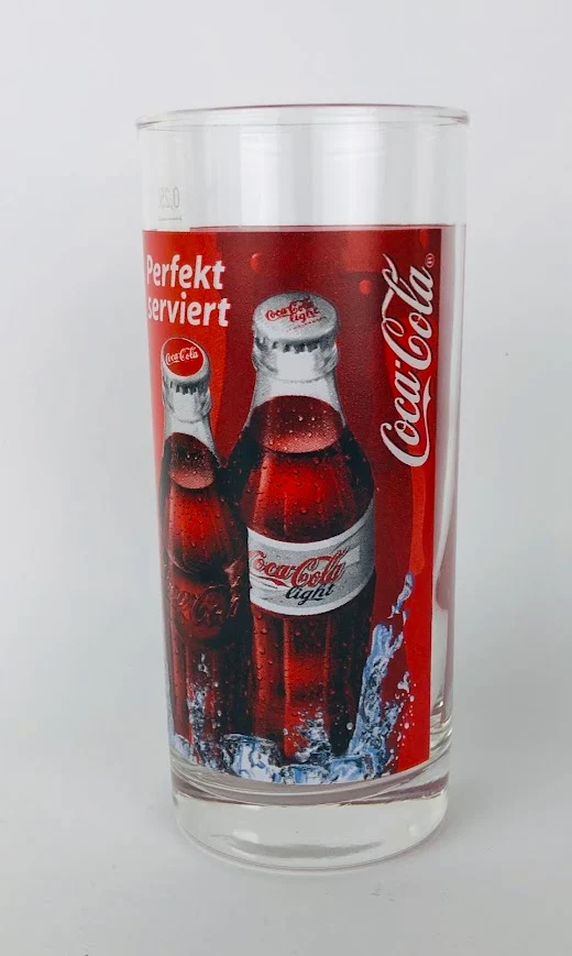 1 x Coca Cola Glas 0,25l