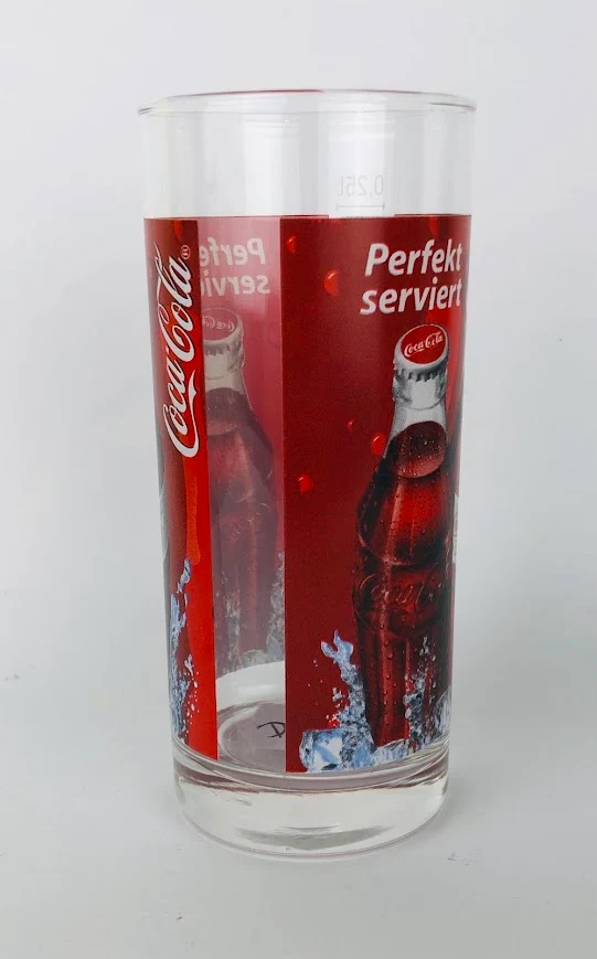 1 x Coca Cola Glas 0,25l