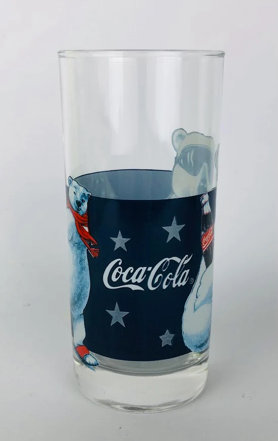 1 x Coca Cola Glas Ca. 0,2l