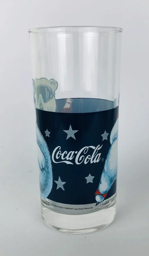 1 x Coca Cola Glas Ca. 0,2l