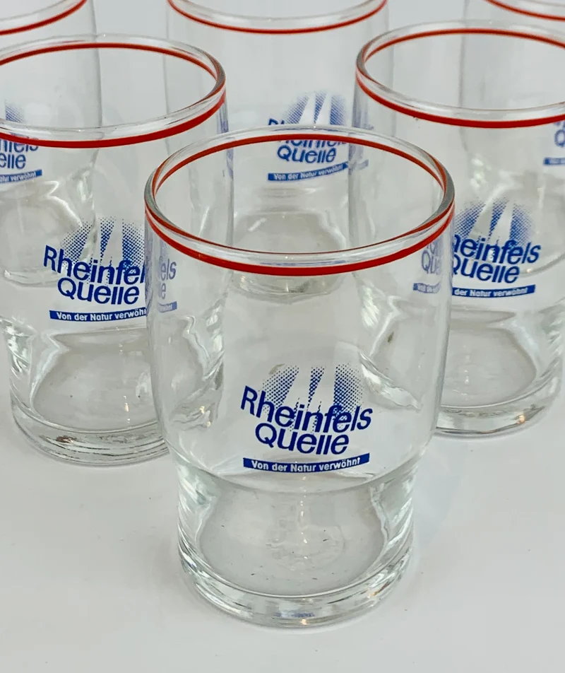 Rheinfels Quelle Wasser Gläser Ca. 0,2l (6er Set)