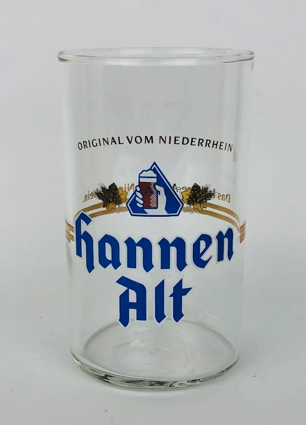2 x Hannen Alt Biergläser 0,2l