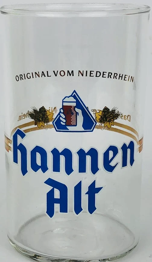2 x Hannen Alt Biergläser 0,2l