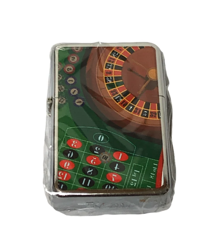 Benzinfeuerzeug Remo Motiv Roulette
