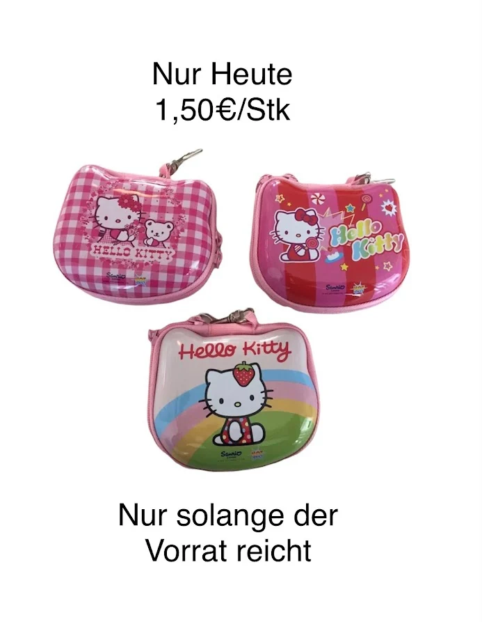 Hello Kitty Metall box / Tasche für 1,50€ nur Heute