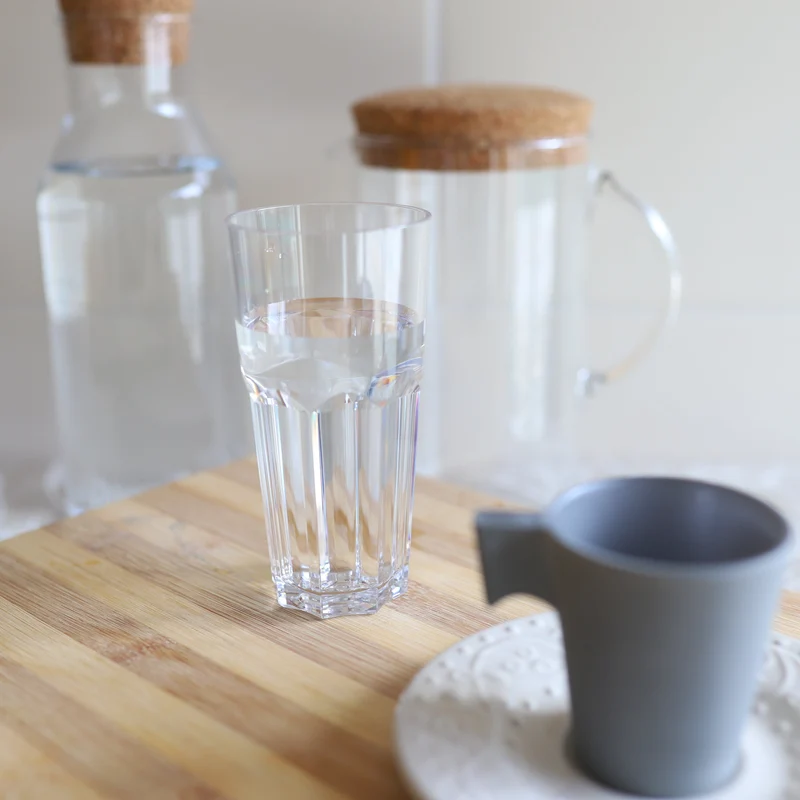 Kunststoffglas Longdrink 0,2L | CE Eichung | 2-er Set