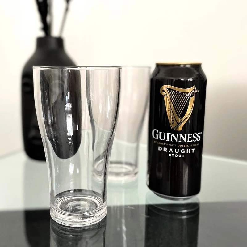 Kunststoffglas Bierglas Guinness 0,5L | 2-er Set
