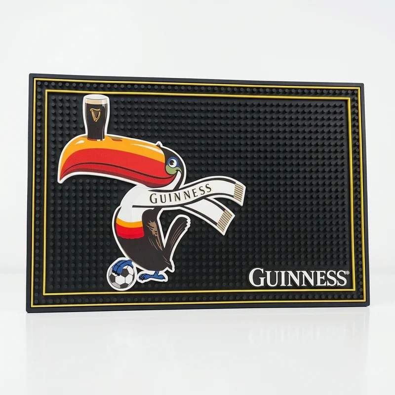 Guinness Toucan Soccer PVC Bar Mat