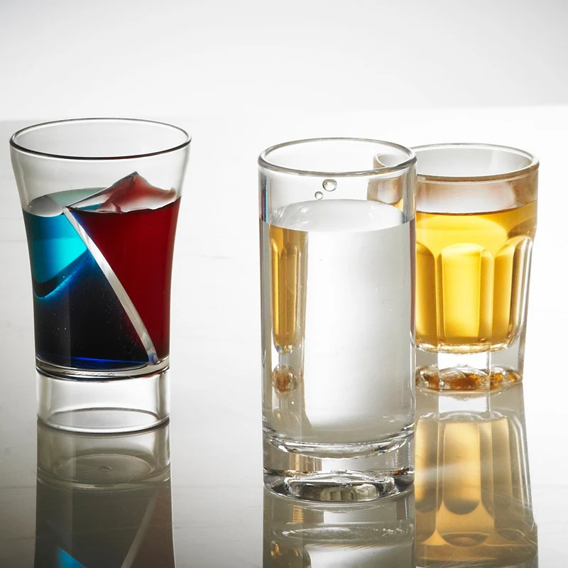 Kunststoffglas Schnapsglas Markierung auf 2 cl | 4 cl | 6-er Set