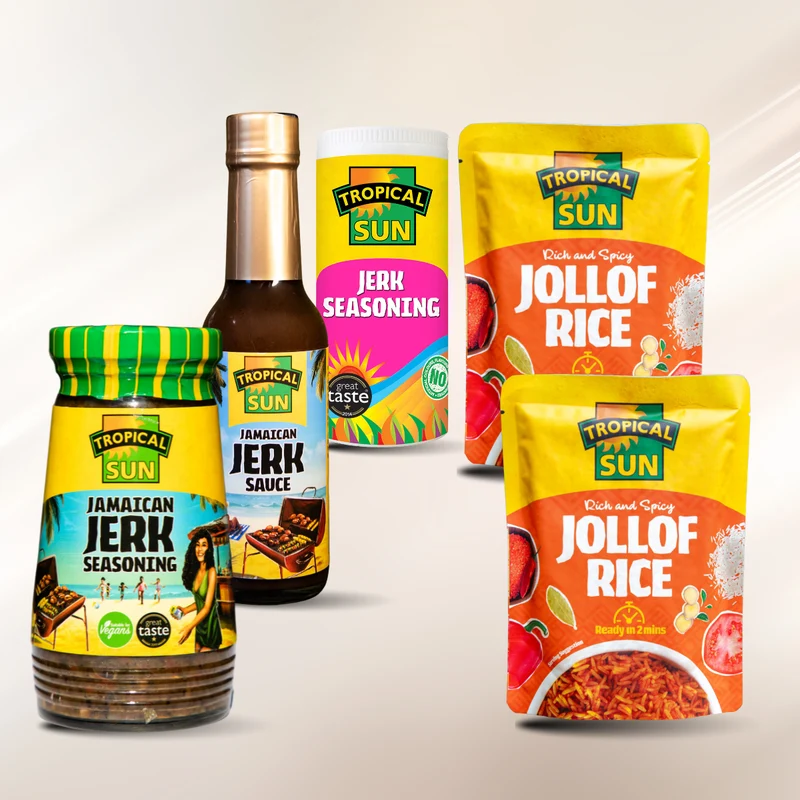 Jollof Reis & Jerk Chicken Bundle - spicy