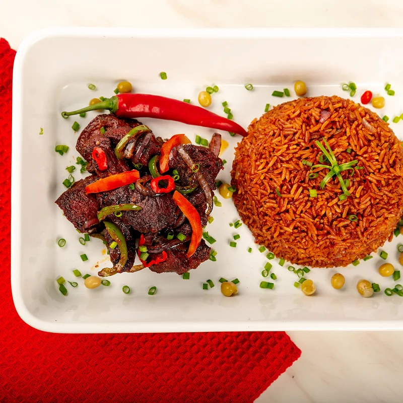 Africa's Finest Jollof Reis Kochsauce