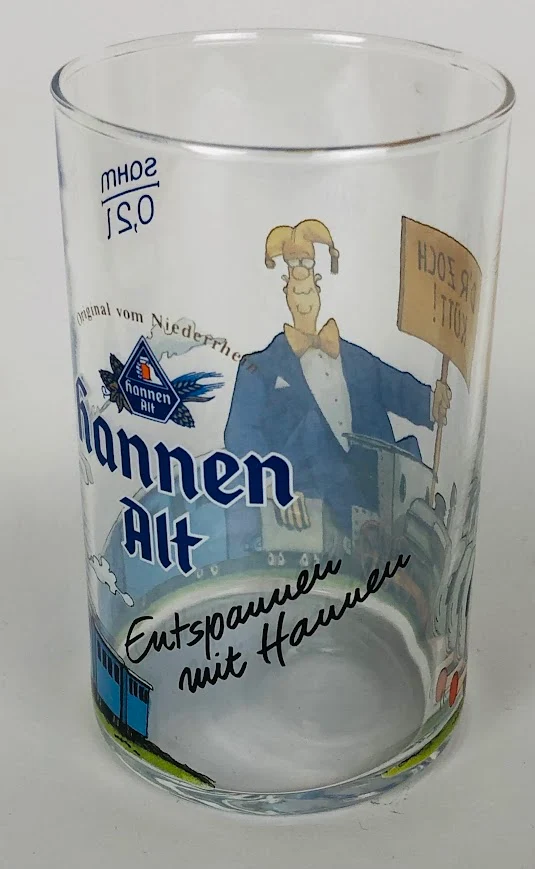 1 x Hannen Alt Biergläser 0,2l "D´R ZOCH KÜTT"