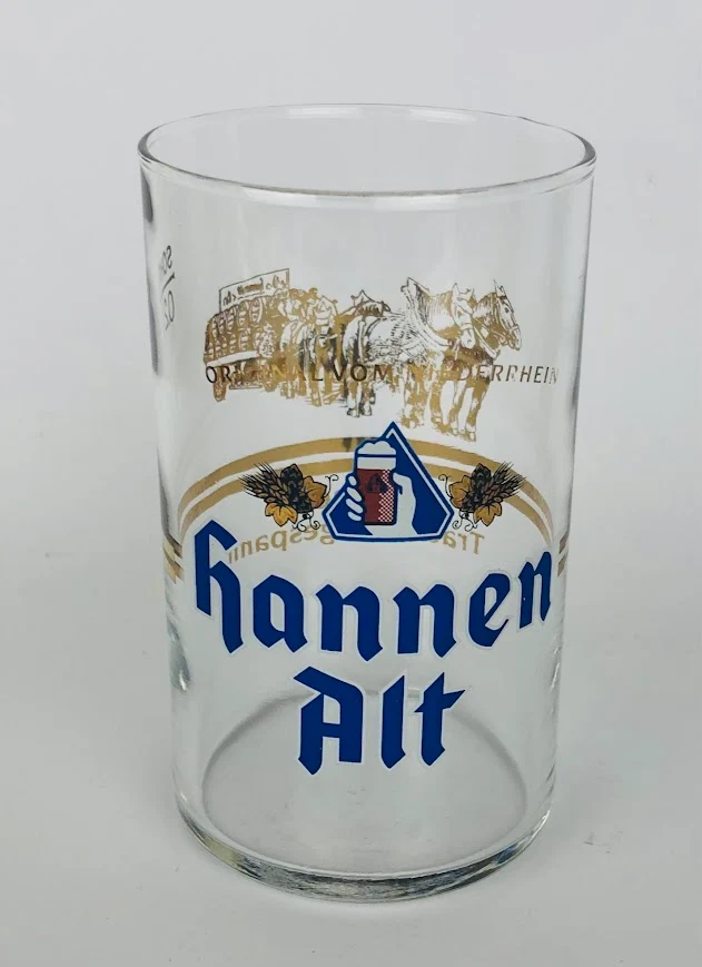 2 x Hannen Alt Bier Gläser 0,2l
