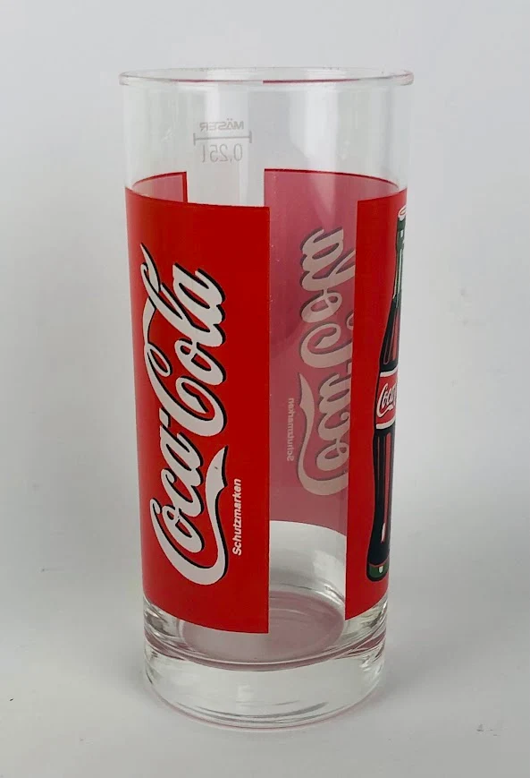 1 x Coca Cola Glas 0,25l
