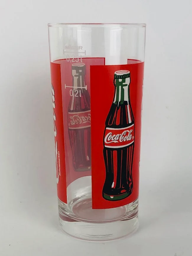 1 x Coca Cola Glas 0,25l